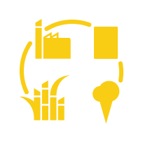 sugarcane supply chain icon
